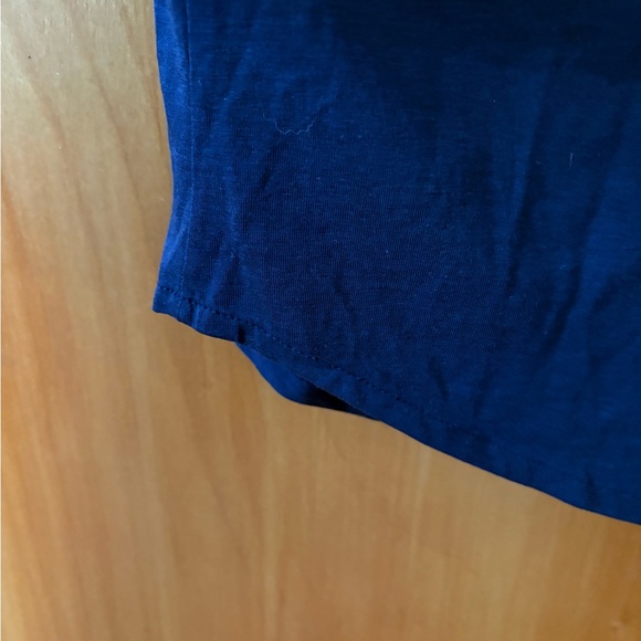 Massimo Dutti Deep Blue Long Sleeve Top size L - Picture 6 of 6
